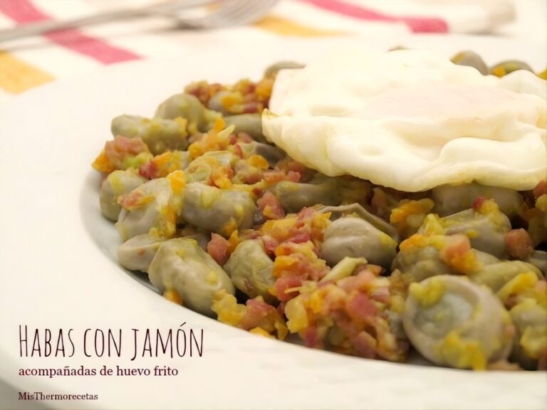 Habas con jamón