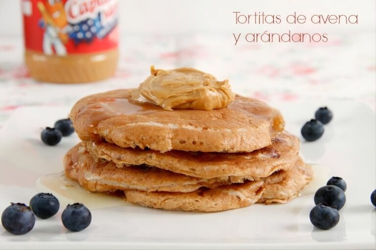 Tortitas de avena y arándanos 9 Tortitas de avena y arándanos