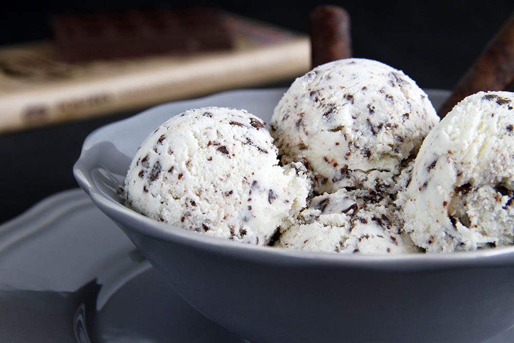 Helado de stracciatella