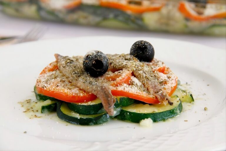 Calabacines gratinados a la provenzal