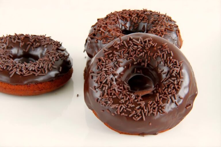 Donuts de chocolate, al horno