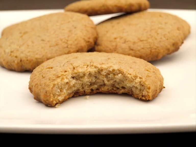 Cookies de avena con harina integral y miel