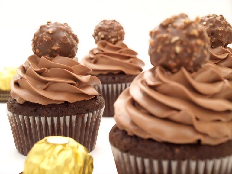 Cupcakes de Ferrero Rocher