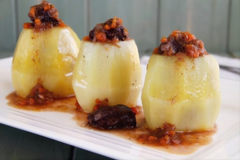 Carrilleras de ibérico en patata confitada