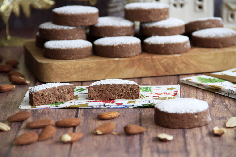 Polvorones de chocolate