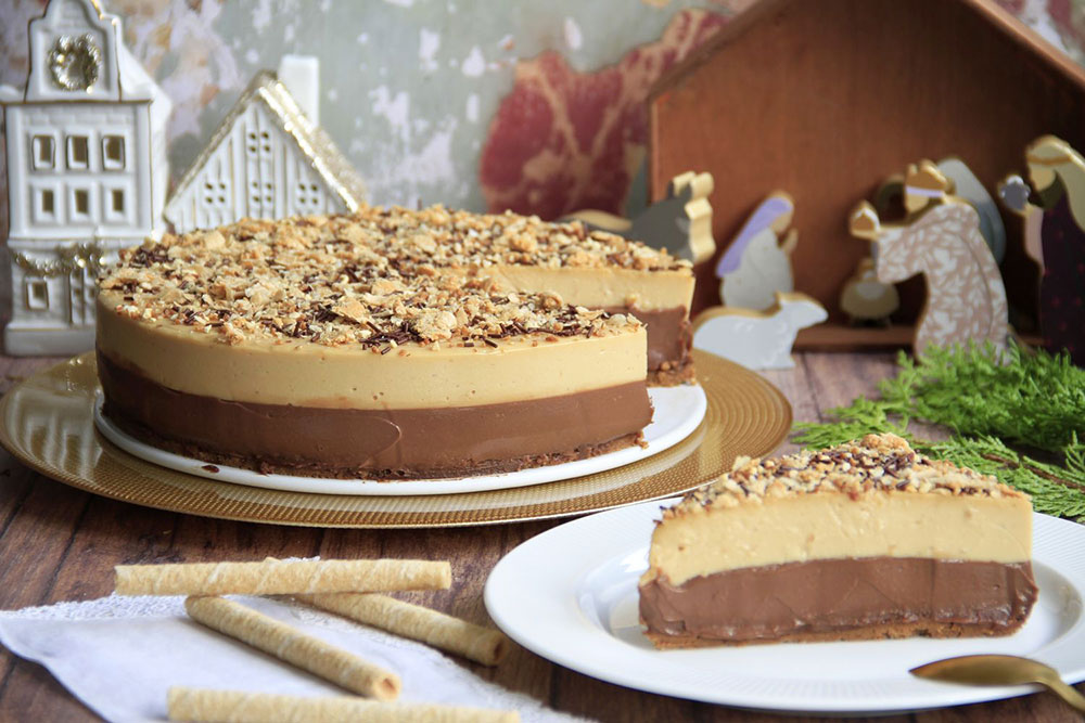 Tarta de turrón de Jijona y trufa 2 Tarta de turrón de Jijona y trufa