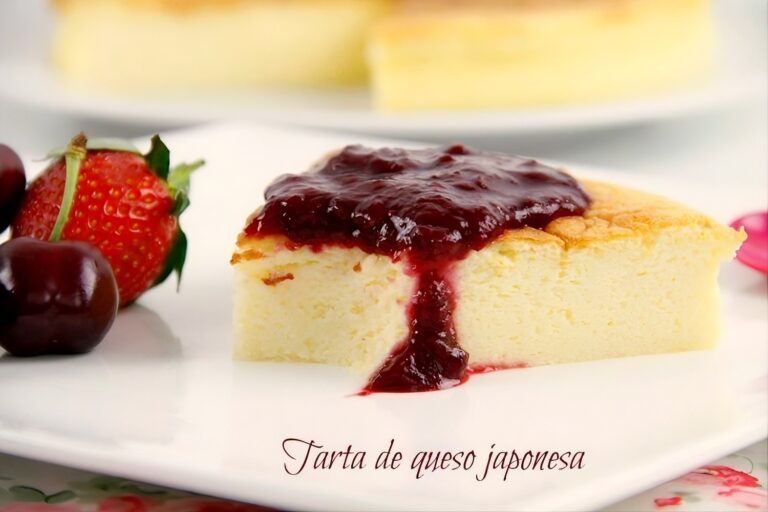 Tarta de queso japonesa