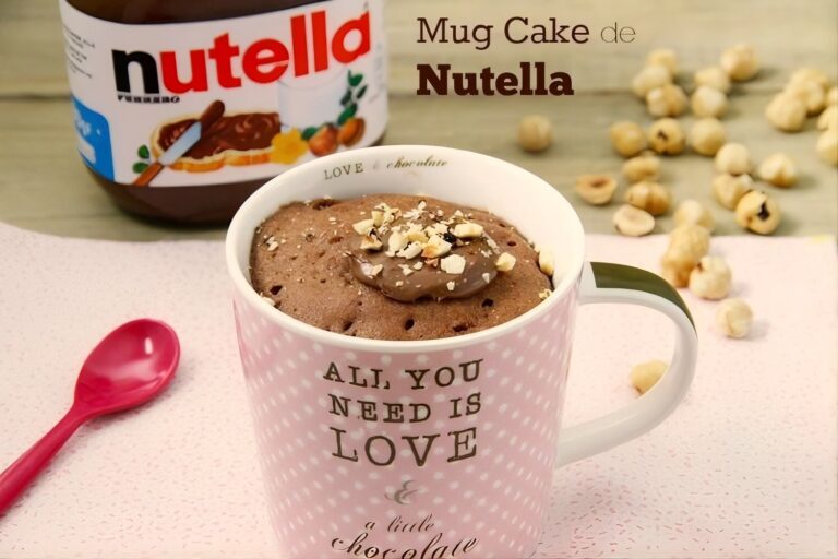 Mug Cake de Nutella
