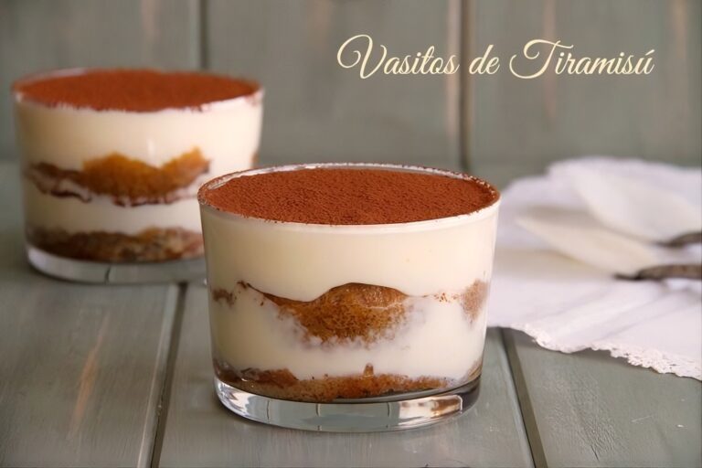 Vasitos de Tiramisú 11 Vasitos de Tiramisú