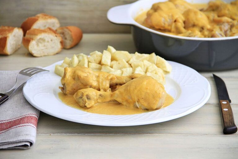 Muslos de pollo en salsa (en olla rápida)