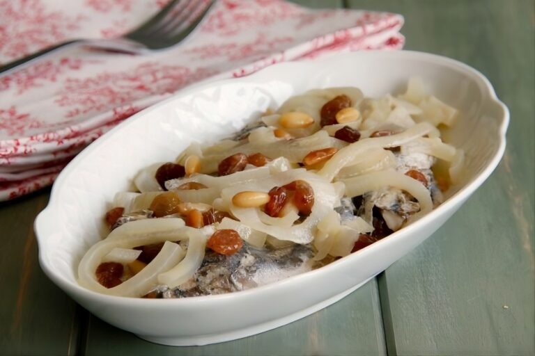 Sardinas a la veneciana