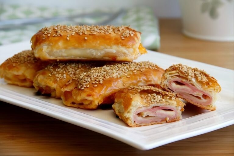 Napolitanas de jamón y queso 3 Napolitanas de jamón y queso