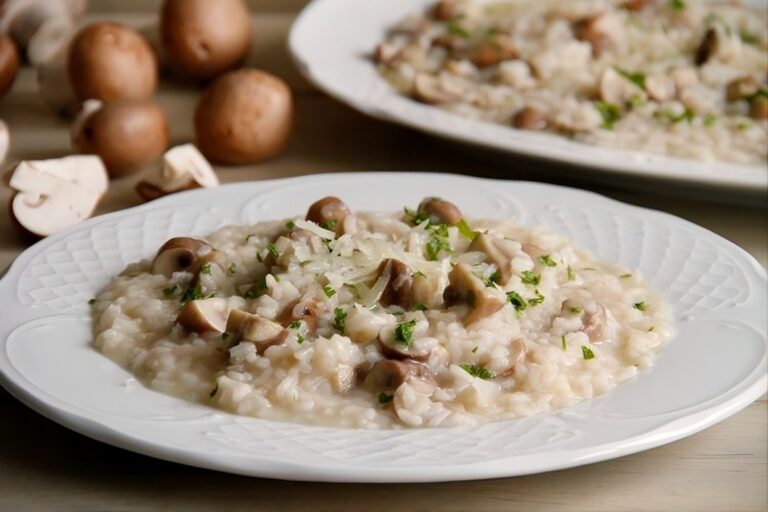 Arroz con champiñones portobello 2 Arroz con champiñones portobello