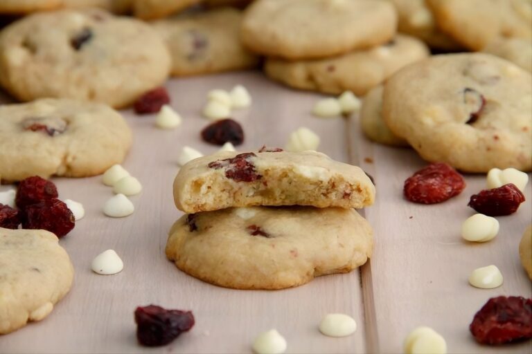 Cookies de chocolate blanco y arándanos 7 Cookies de chocolate blanco y arándanos