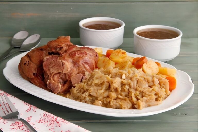 Codillo con repollo y patata, en olla rápida 1 Codillo con repollo y patata, en olla rápida