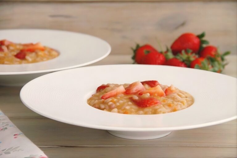 Risotto de fresas