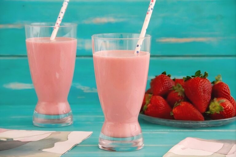 Batido de fresas