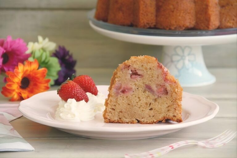 Bundt Cake de fresas y nata 10 Bundt Cake de fresas y nata