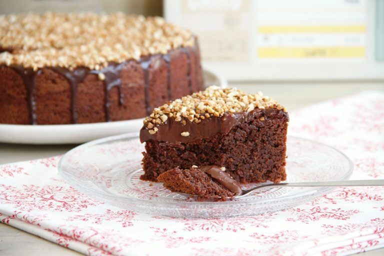 Tarta de chocolate almendrada