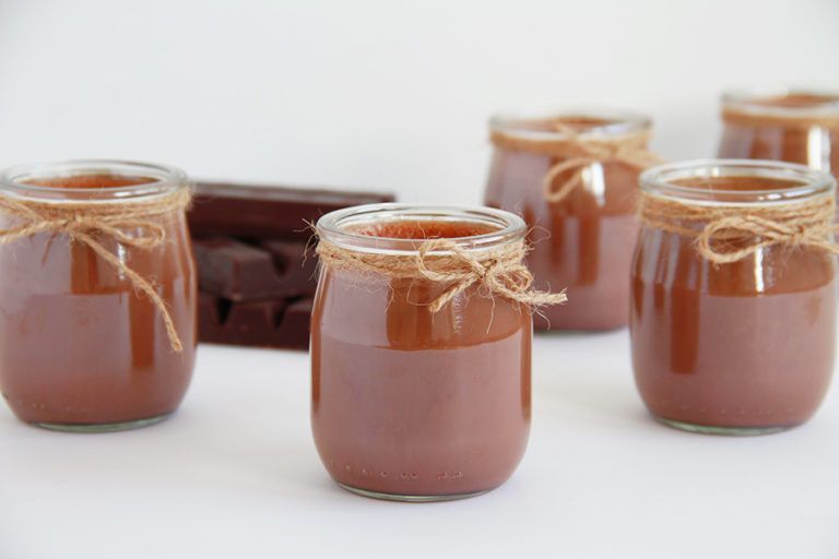 Yogur líquido de chocolate