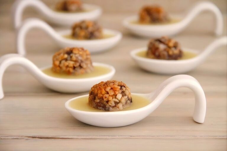 Bombones de morcilla con puré de manzana 4 Bombones de morcilla con puré de manzana