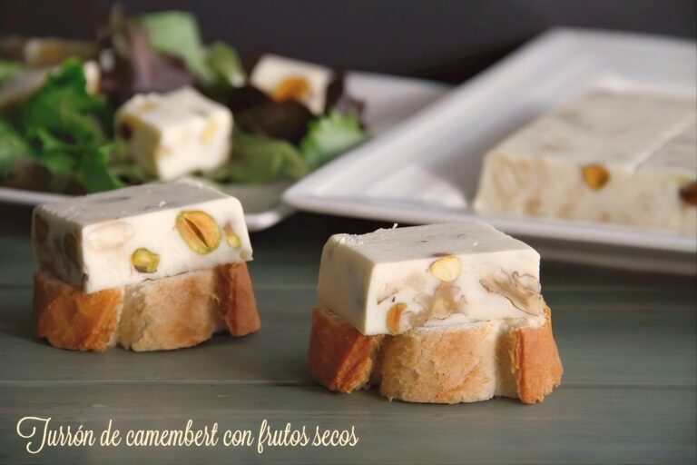 Turrón de camembert con frutos secos 7 Turrón de camembert con frutos secos