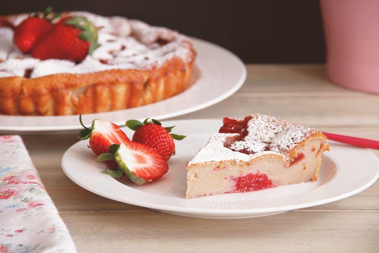 Clafoutis de fresas