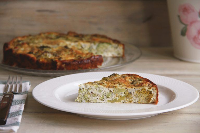Frittata de brócoli con hierbas aromáticas 13 Frittata de brócoli con hierbas aromáticas
