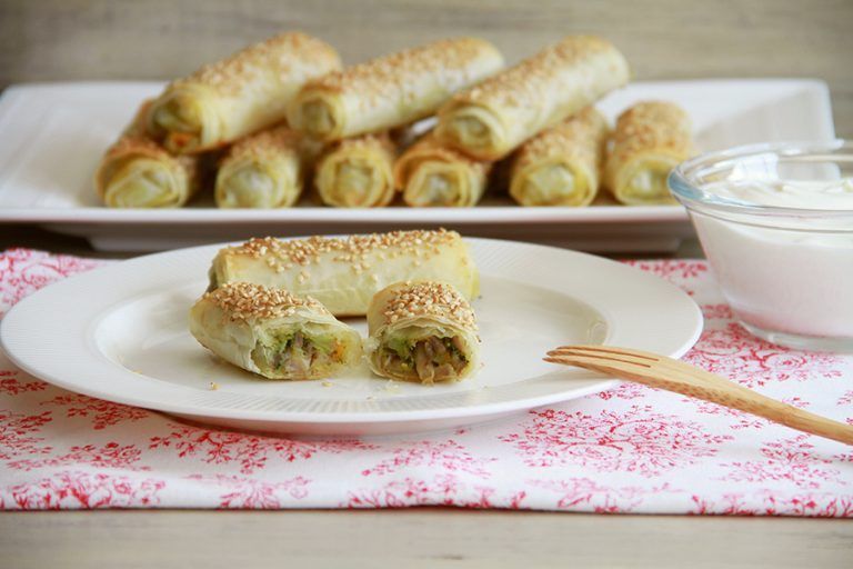 Rollitos de verdura al curry 2 Rollitos de verdura al curry