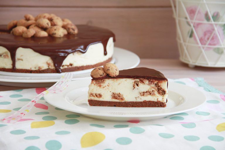 Tarta de queso con cookies, sin horno