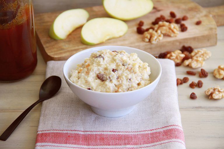 Muesli con manzana y yogur (sin gluten)