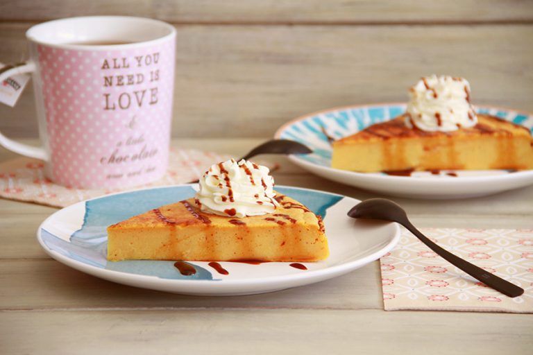 Tarta de calabaza con leche condensada