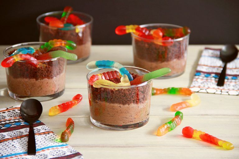 Halloween: Lodo chocolateado del jardín