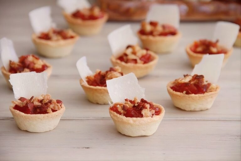 Tartaletas de pimientos confitados 9 Tartaletas de pimientos confitados