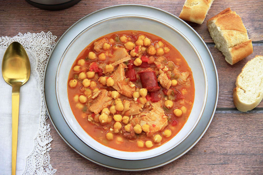 Callos con garbanzos