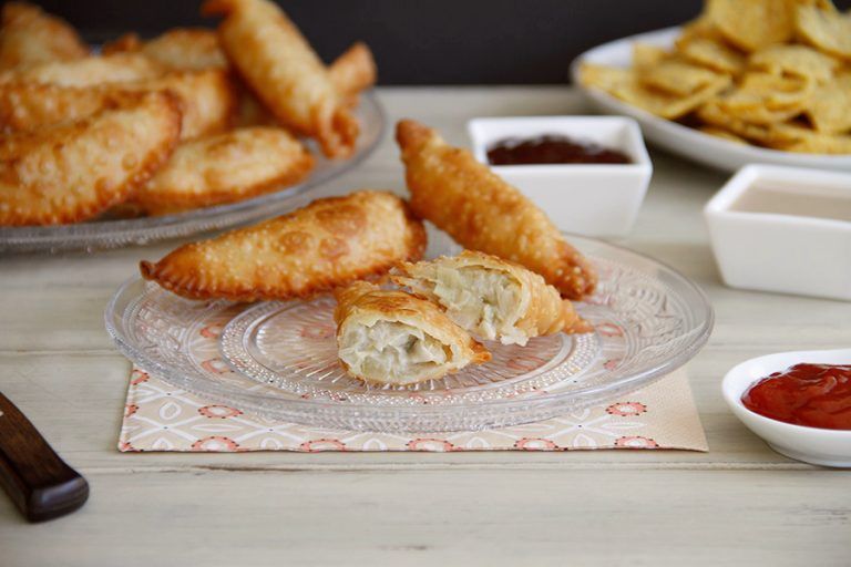 Empanadillas de berenjena y calabacín con queso 16 Empanadillas de berenjena y calabacín con queso