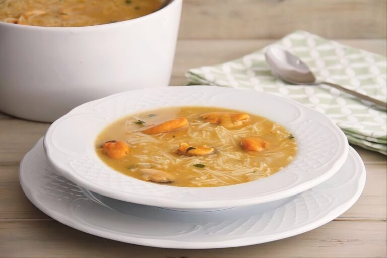 Sopa de mejillones con fideos 12 Sopa de mejillones con fideos