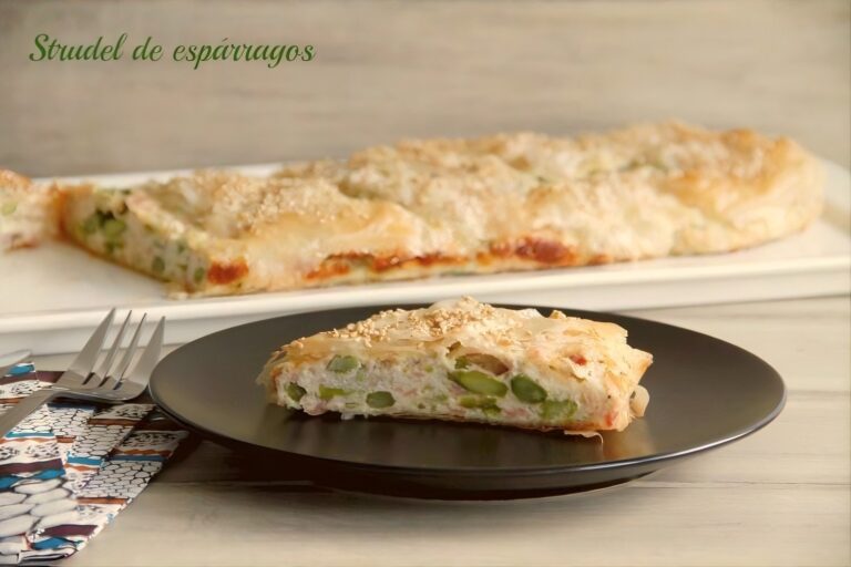 Strudel de espárragos