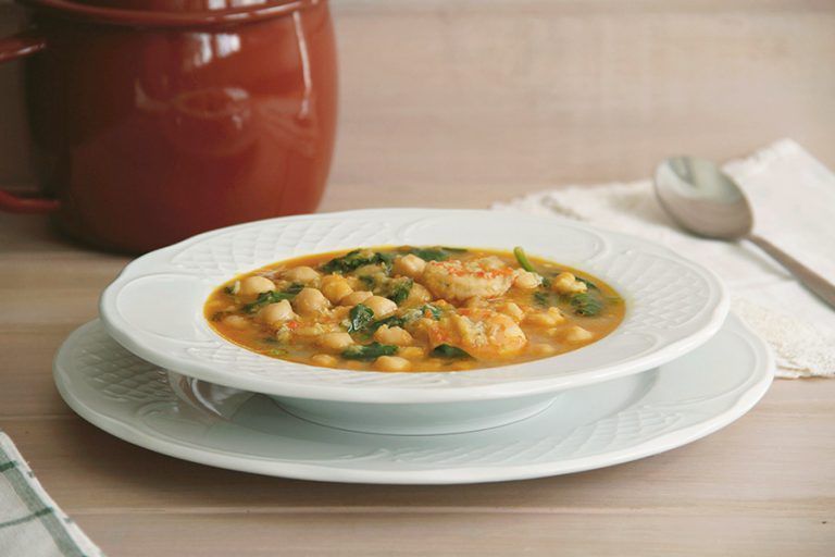 Potaje de Cuaresma con langostinos 10 Potaje de Cuaresma con langostinos