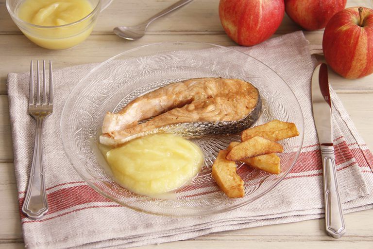 Salmón con manzana 7 Salmón con manzana