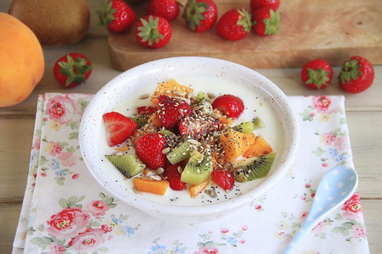 Bol de kéfir, fruta y semillas 11 Bol de kéfir, fruta y semillas