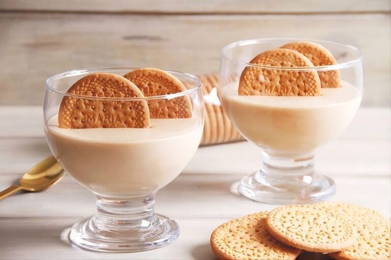 Crema de galletas y caramelo