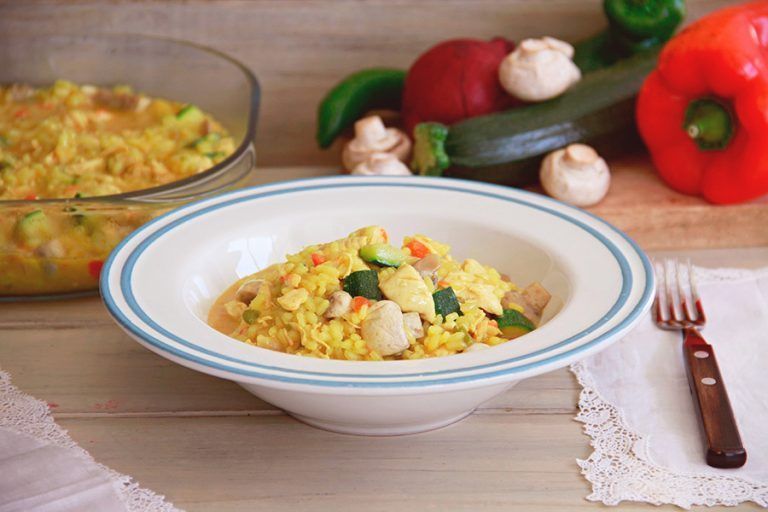 Arroz cremoso de pollo y verduras 13 Arroz cremoso de pollo y verduras