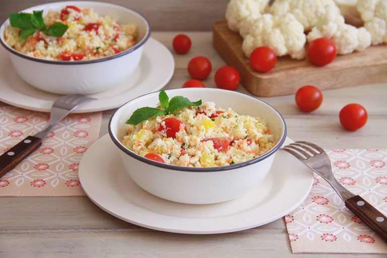 Cuscús de coliflor y verduras crudivegano 16 Cuscús de coliflor y verduras crudivegano