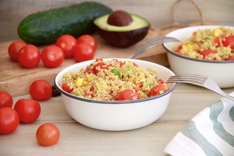 Ensalada de quinoa con verduras y hierbas 8 Ensalada de quinoa con verduras y hierbas
