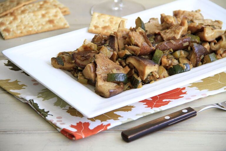Rehogado de setas shiitake con puerro y pimiento verde 20 Rehogado de setas shiitake con puerro y pimiento verde