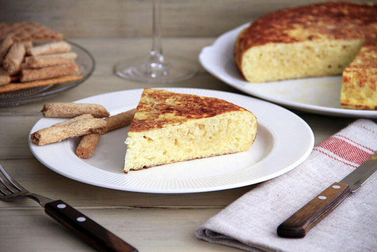Tortilla de coliflor