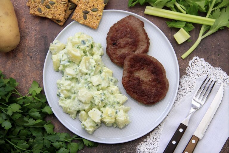 Ensalada de patata con salsa griega 10 Ensalada de patata con salsa griega