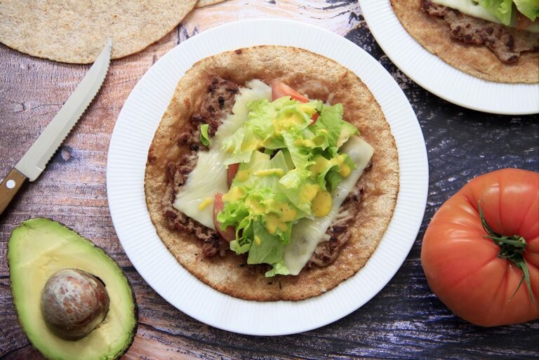 Fajitas con carne picada 4 Fajitas con carne picada