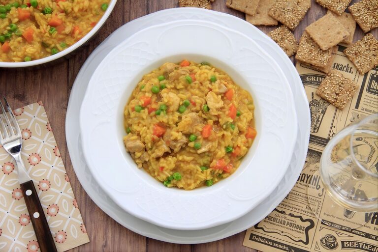 Risotto de pollo y verduras 2 Risotto de pollo y verduras